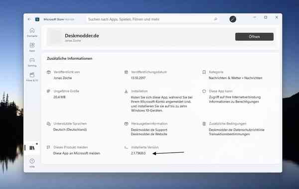 microsoft-store-installierte-app-versionsnummer-001