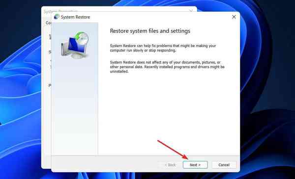 next-restore