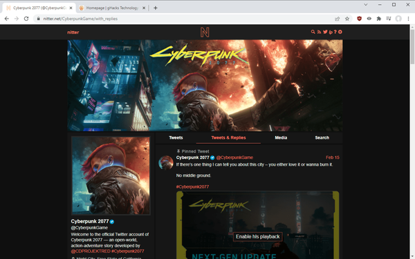 nitter-twitter-content