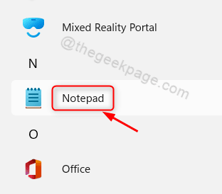 notepad-from-start-menu-win11