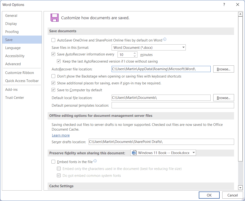 office-save-preferences