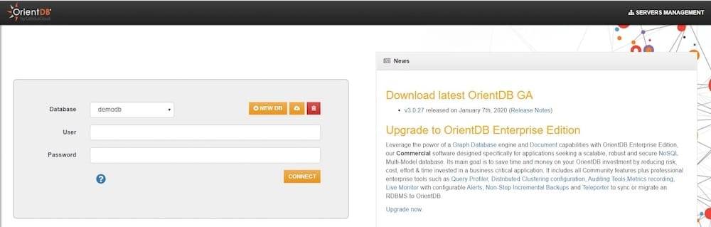 orientdb-dashboard