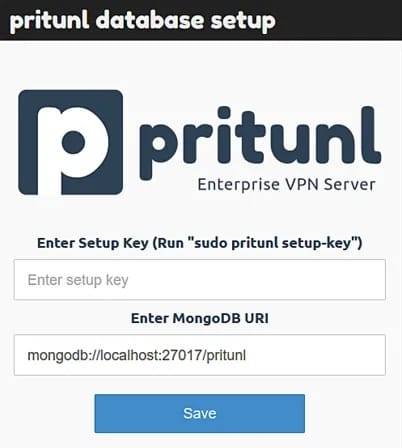 pritunl-web-interface
