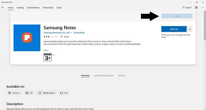 samsung-notes-cannot-be-installed