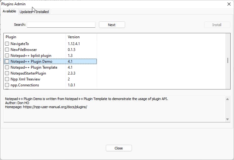 select-Notepad-Demo-plugin