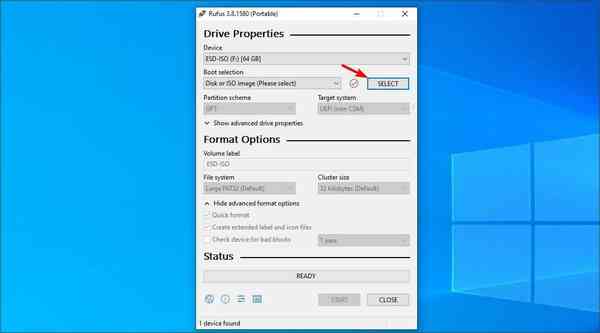 select-rufus select-rufus