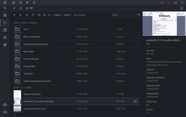 sigma-file-manager-listings