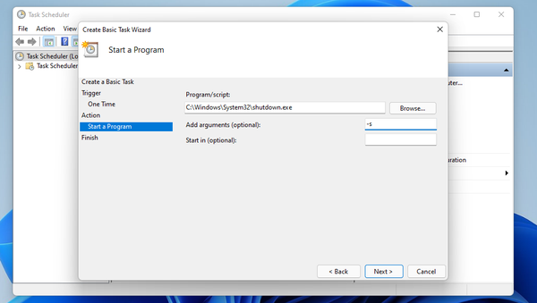 start-a-program-options