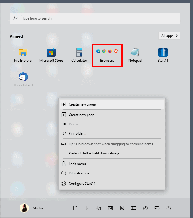 start11-v1.1-start-menu-folders