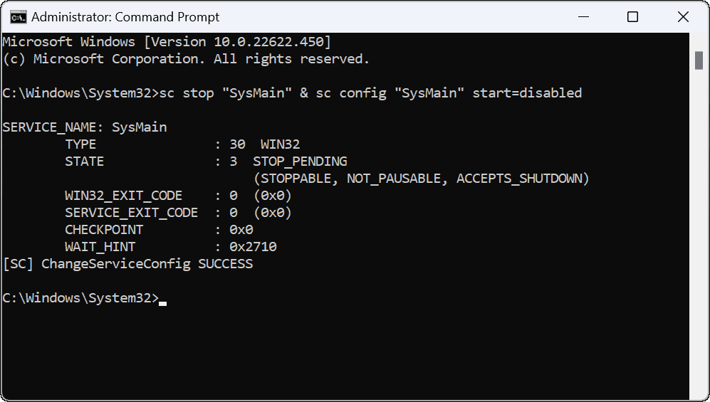 success-CMD