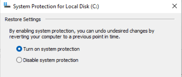 system-protection