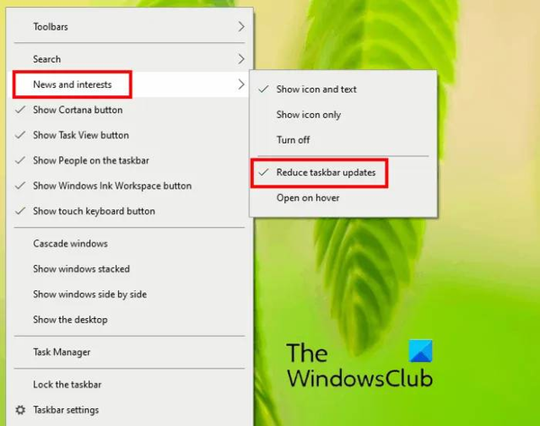 turn-On-the-reduce-taskbar-updates