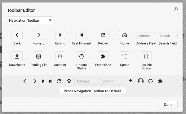 vivaldi-toolbar-editor vivaldi-toolbar-editor