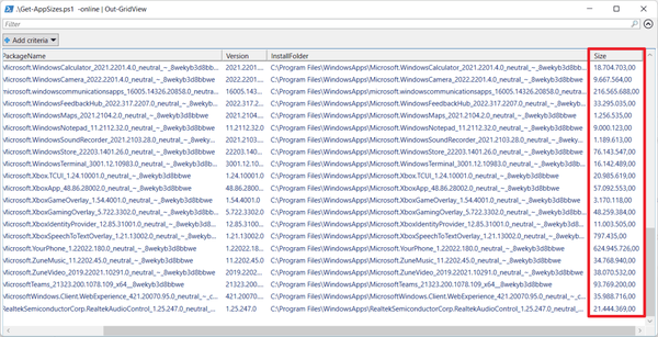 windows-11-actual-app-storage-space