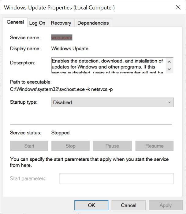 windows-update-disabled-service