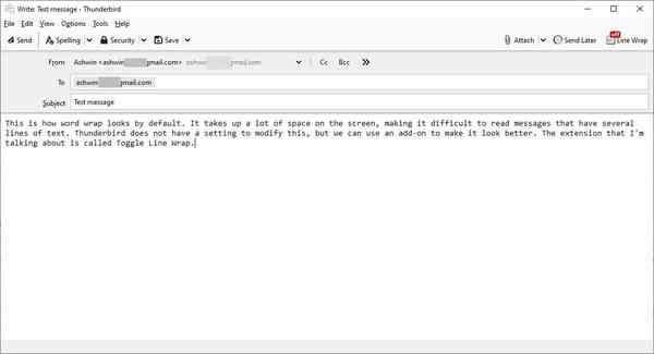 word-wrapping-in-Thunderbird