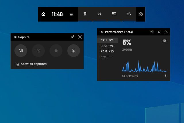 Windows 游戏栏