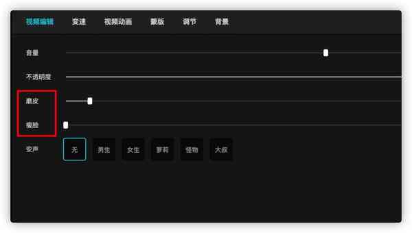 剪映电脑版瘦脸，瘦身3
