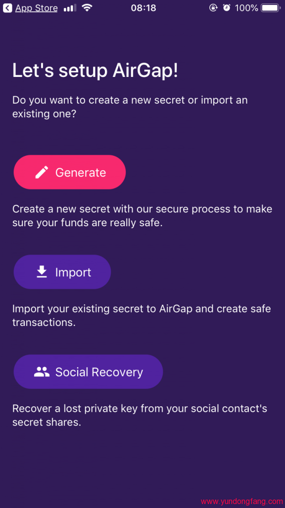 AE币钱包怎么生成，AirGap Vault怎么用生成钱包地址