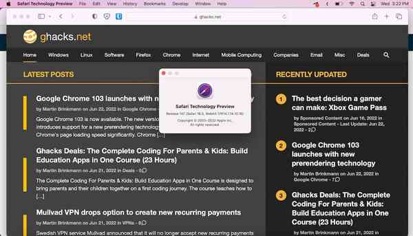 Apple-Safari-16-Technology-Preview