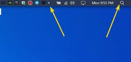 Cairo-Desktop-system-tray-and-search-bar