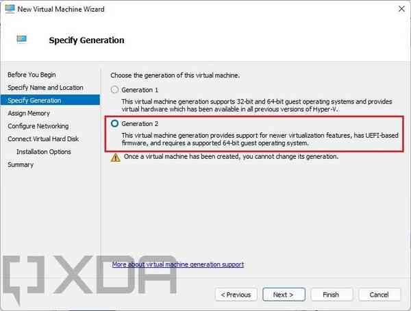 Choosing-a-Generation-2-VM-in-in-the-Virtual-Machine-Wizard