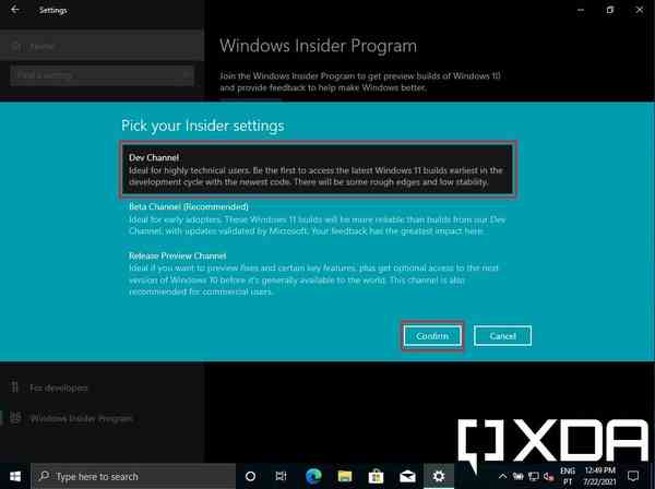 Choosing-the-Windows-Insider-Dev-Channel-1