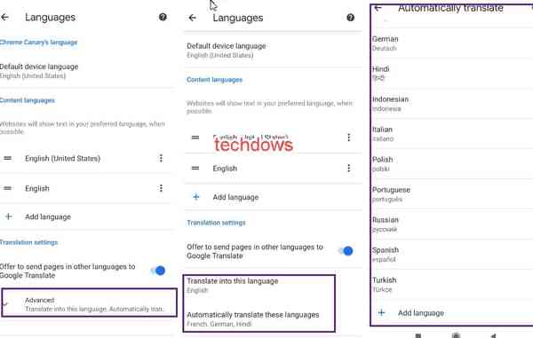Chrome-Android-automatically-translate-languages-settings