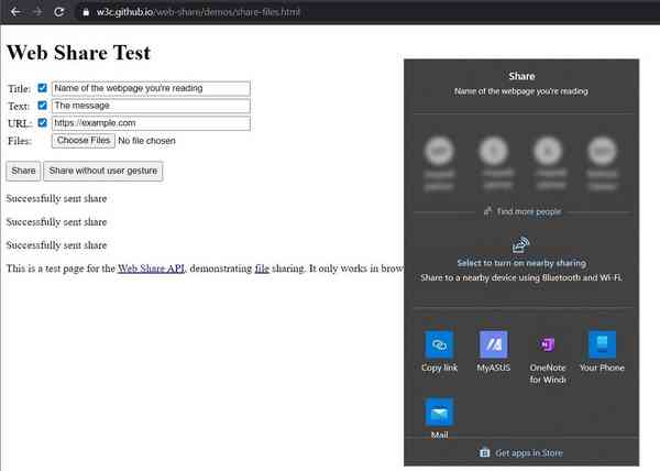 Chrome-Share-UI