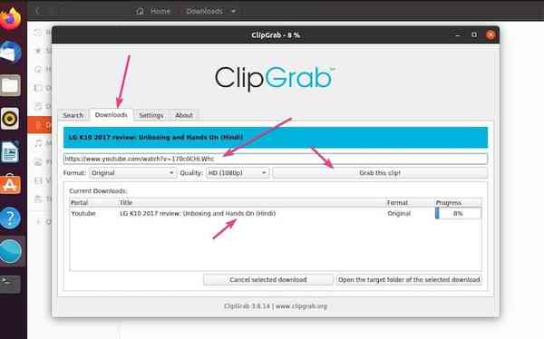 ClipGrab-user-interface