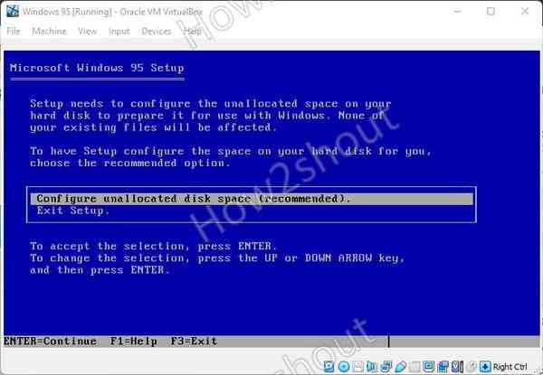 Configure-Disk-space Configure-Disk-space