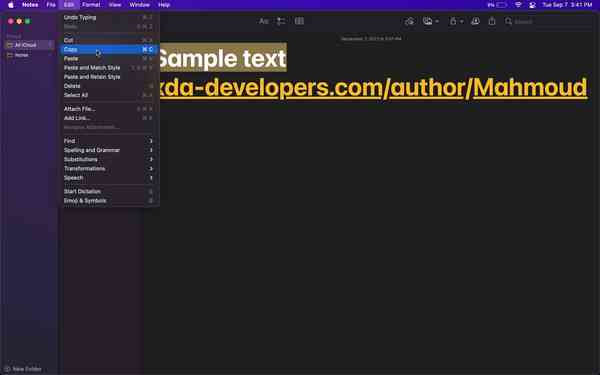 Copy-from-Menubar