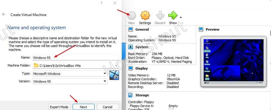 Create-new-Virtual-machine-for-Windiows-95
