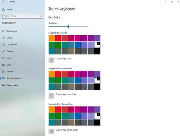 Customize-touch-keyboard
