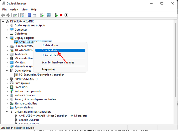 Disable-graphics-card