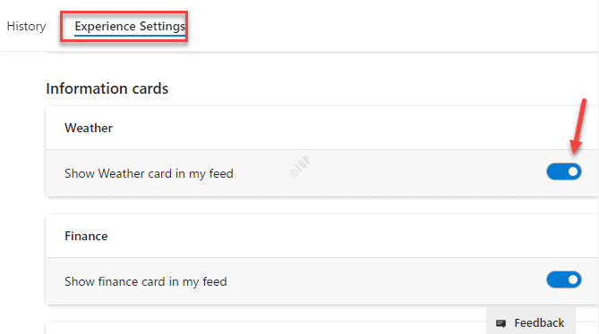 Edge-Experience-Settings-Information-cards-turn-on-icon