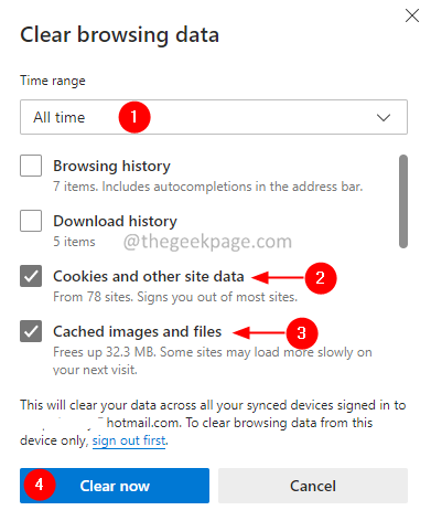 Edge-clear-browsing-data