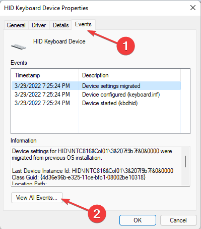 Events Events