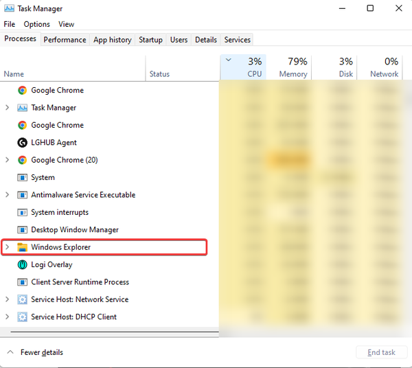 Explorer-Task-Manager