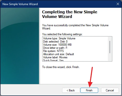 Finish-new-volume