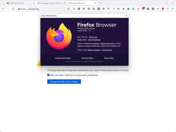 Firefox-Windows-Store-version