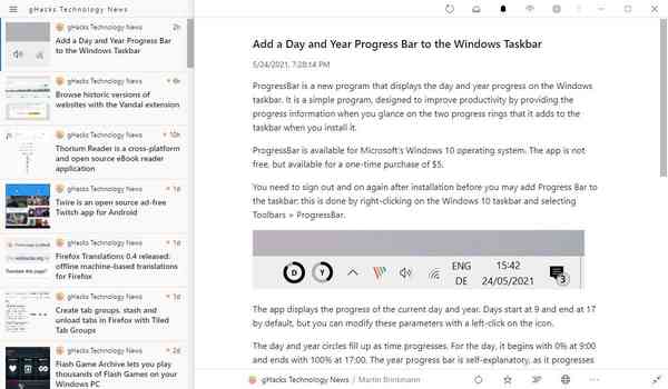 Fluent-Reader-list-view