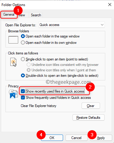 Folder-Options-check-show-recently-used-files-in-quick-access-min