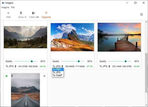 Imagine-select-image-format
