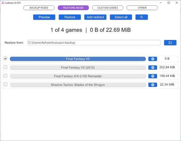 Ludusavi-restore-game-save-backup