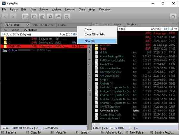 NexusFile-file-tab-bar