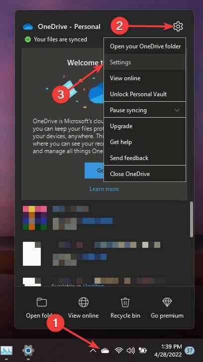 OneDrive-Settings