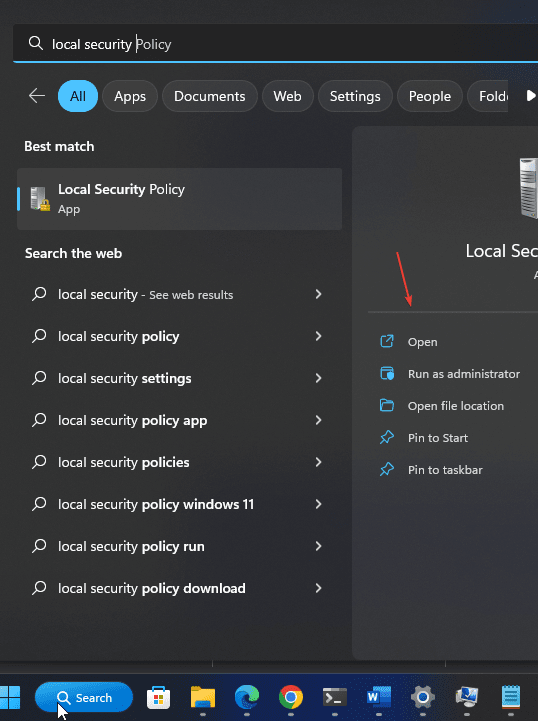 Open-Login-Security-Policies