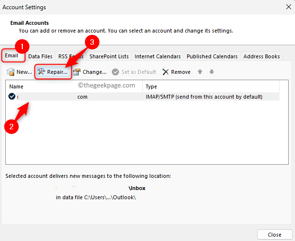 Outlook-Account-settings-select-email-account-repair-min