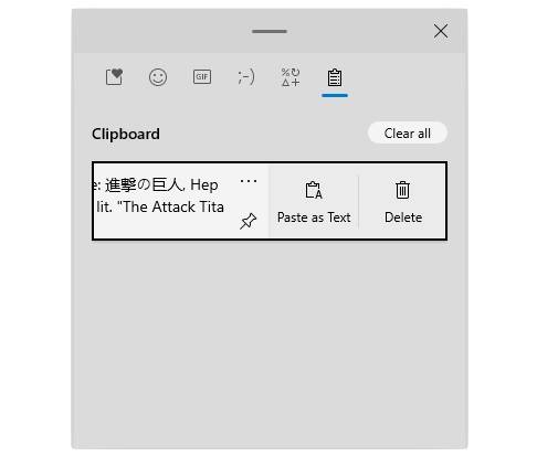 Paste-as-text